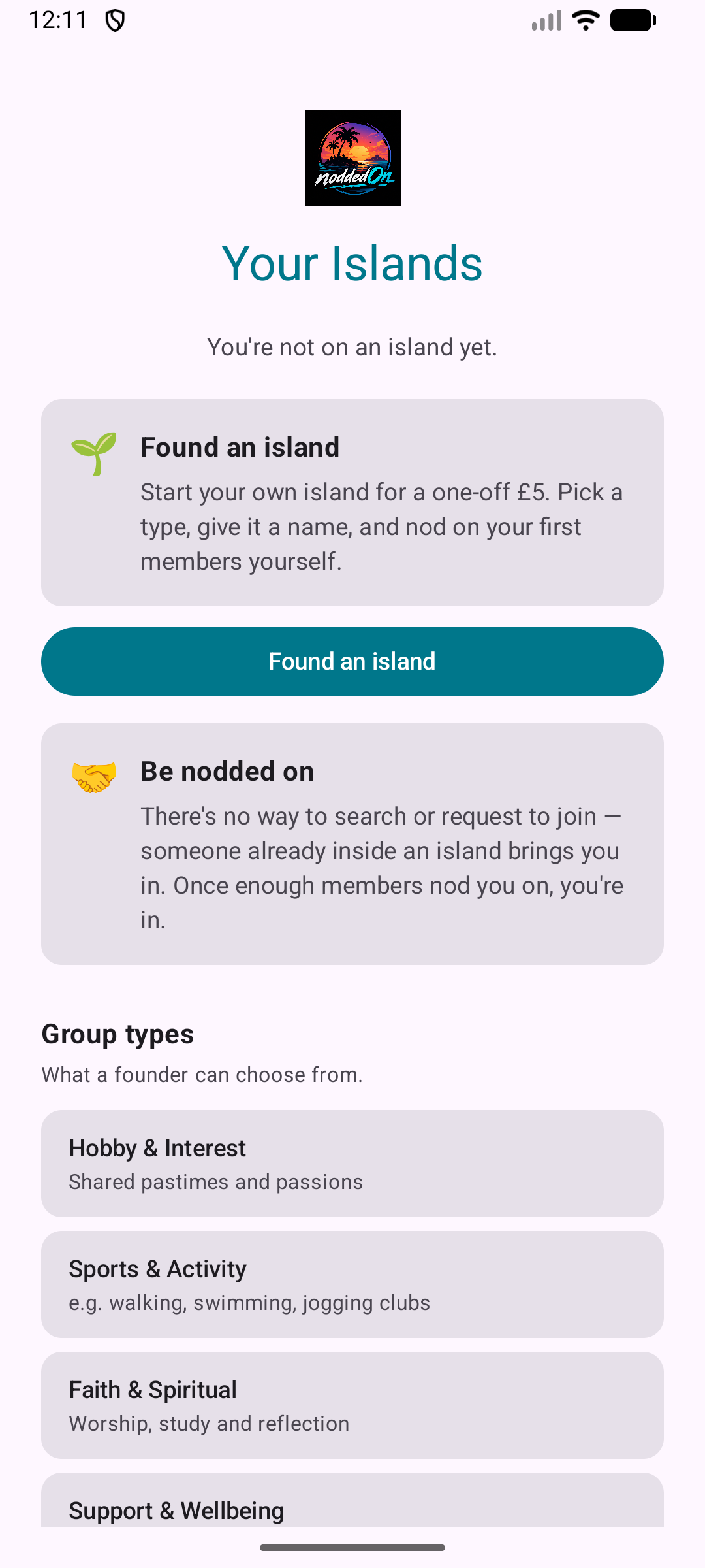 Your Islands — found an island or be nodded on